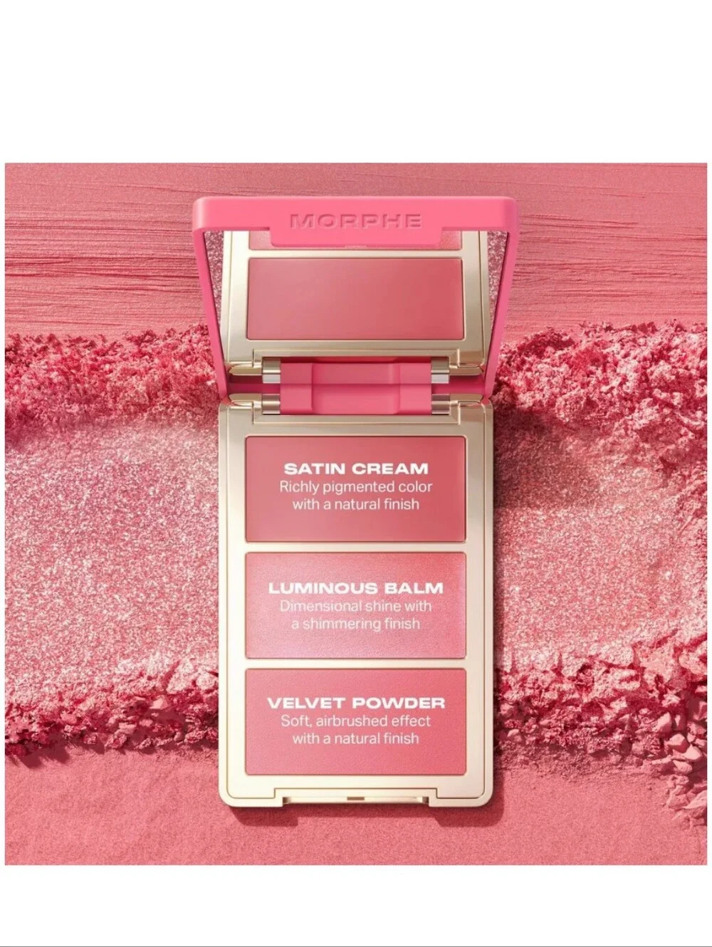 Morphe Cheek Thrills Multi-Finish Face Trio Shade: Cabana Club ✨ 🆕